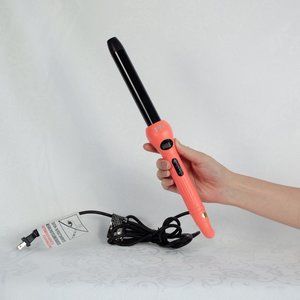 PYT | Curling Wand - Neon Coral (NEW, Never used!)